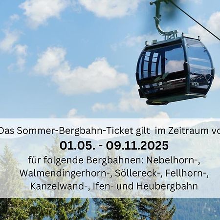 FeWo Ifenblick mit Netflix und Sommer-Bergbahnticket Oberstdorf Exterior foto
